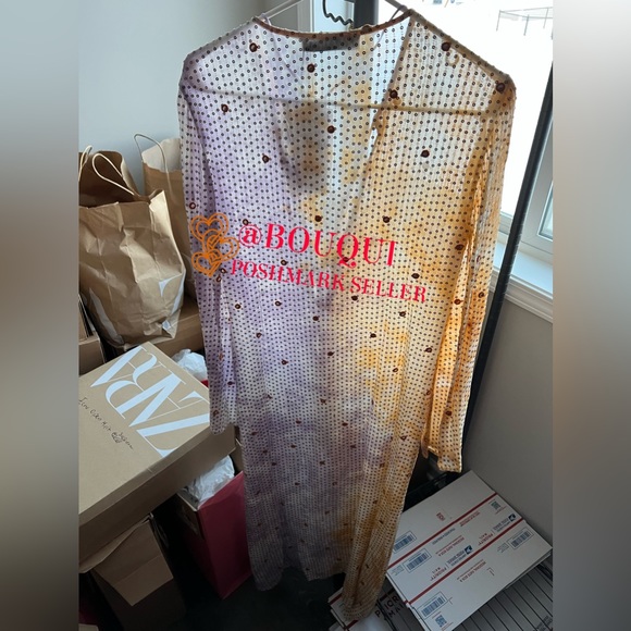 BLOGGERS FAV ZARA MULTICOLORED SEQUIN MIDI DRESS - Picture 3 of 16